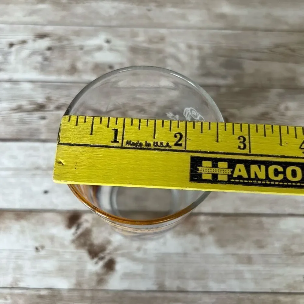 McDonald's Drinking Glass Mayor McCheese Say Cheeseburger 1977 Action Series‎